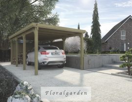 Nyitott garázs / Kocsibeálló 617   3 méretben